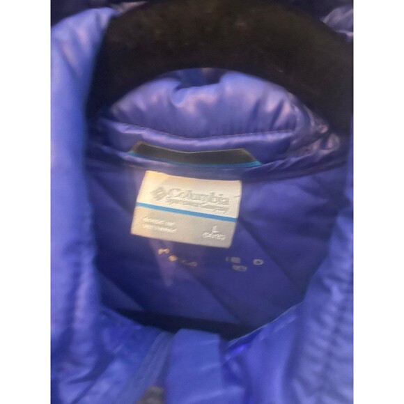 Columbia girls size large 14/16 indigo dark blue puffer ski snow jacket coat - Picture 2 of 3